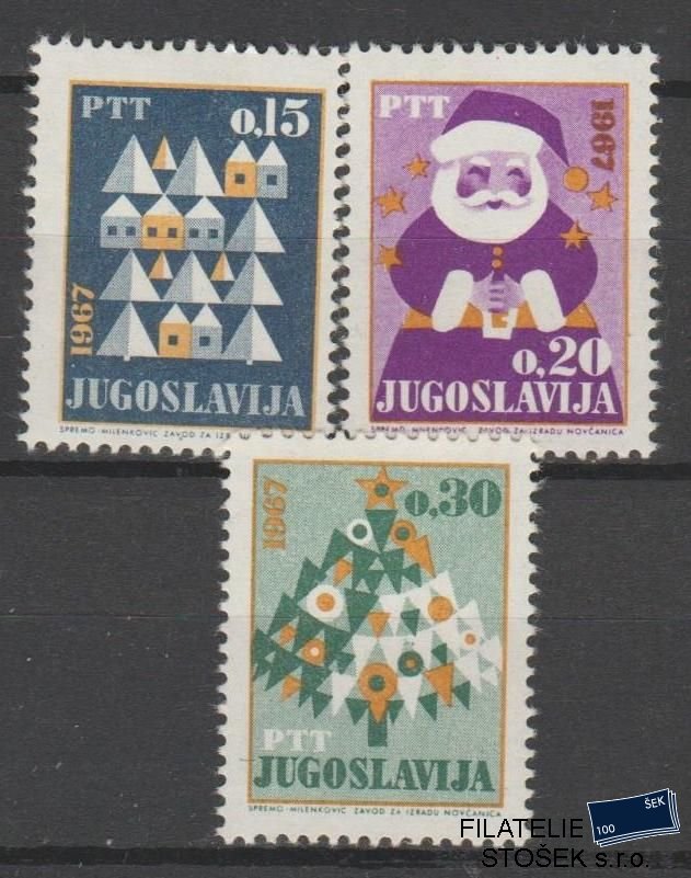 Jugoslávie známky Mi 1188-90