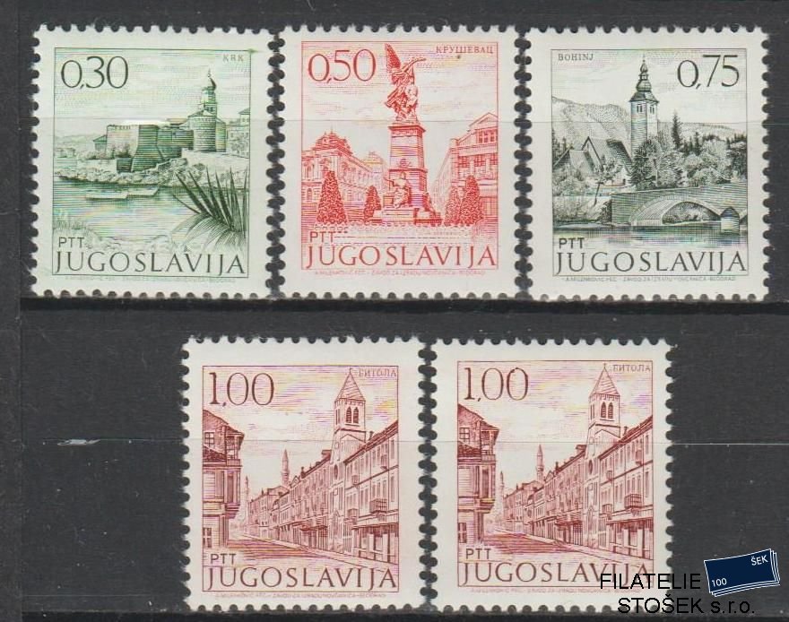 Jugoslávie známky Mi 1427-30z