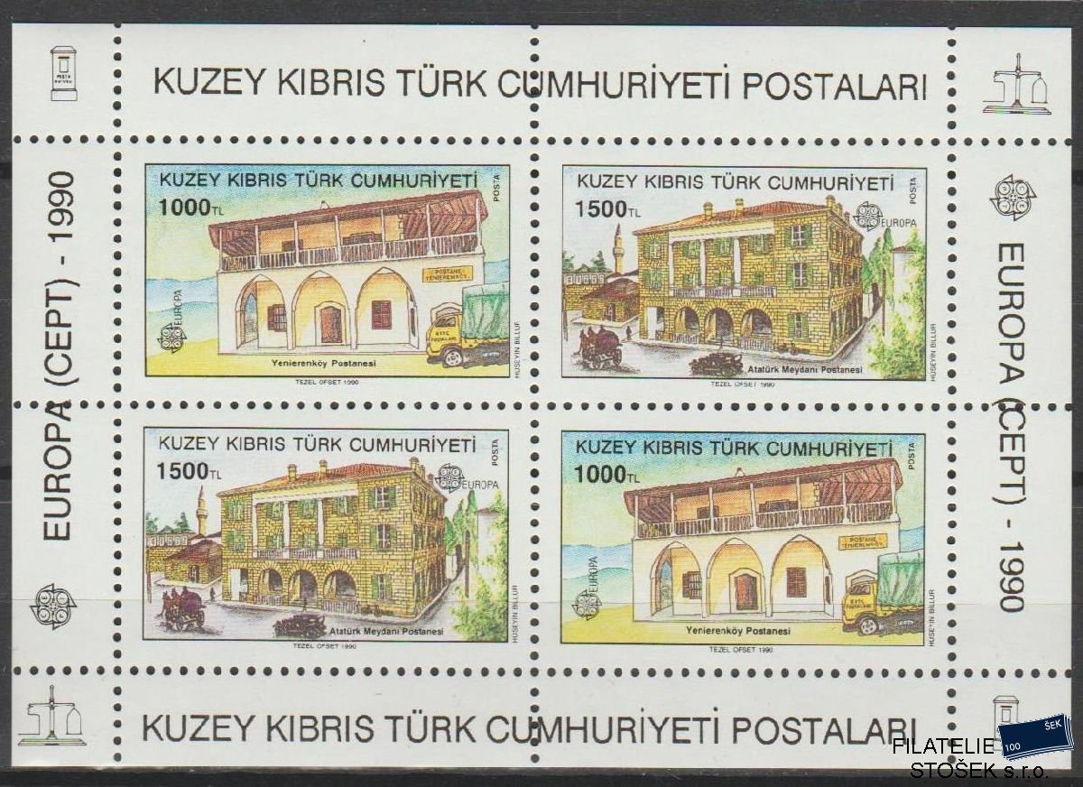 Turecký Kypr známky Mi Blok 8