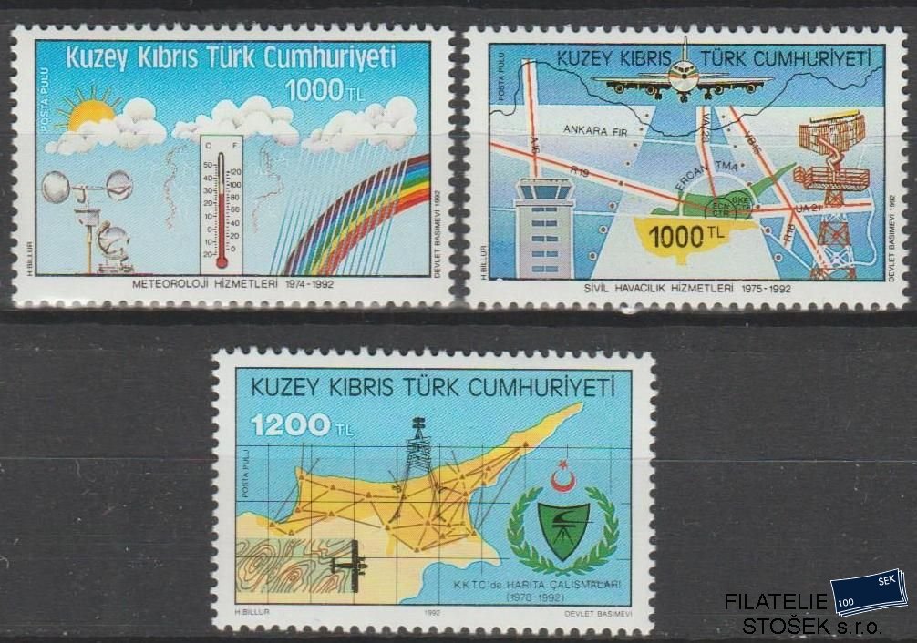 Turecký Kypr známky Mi 344-46