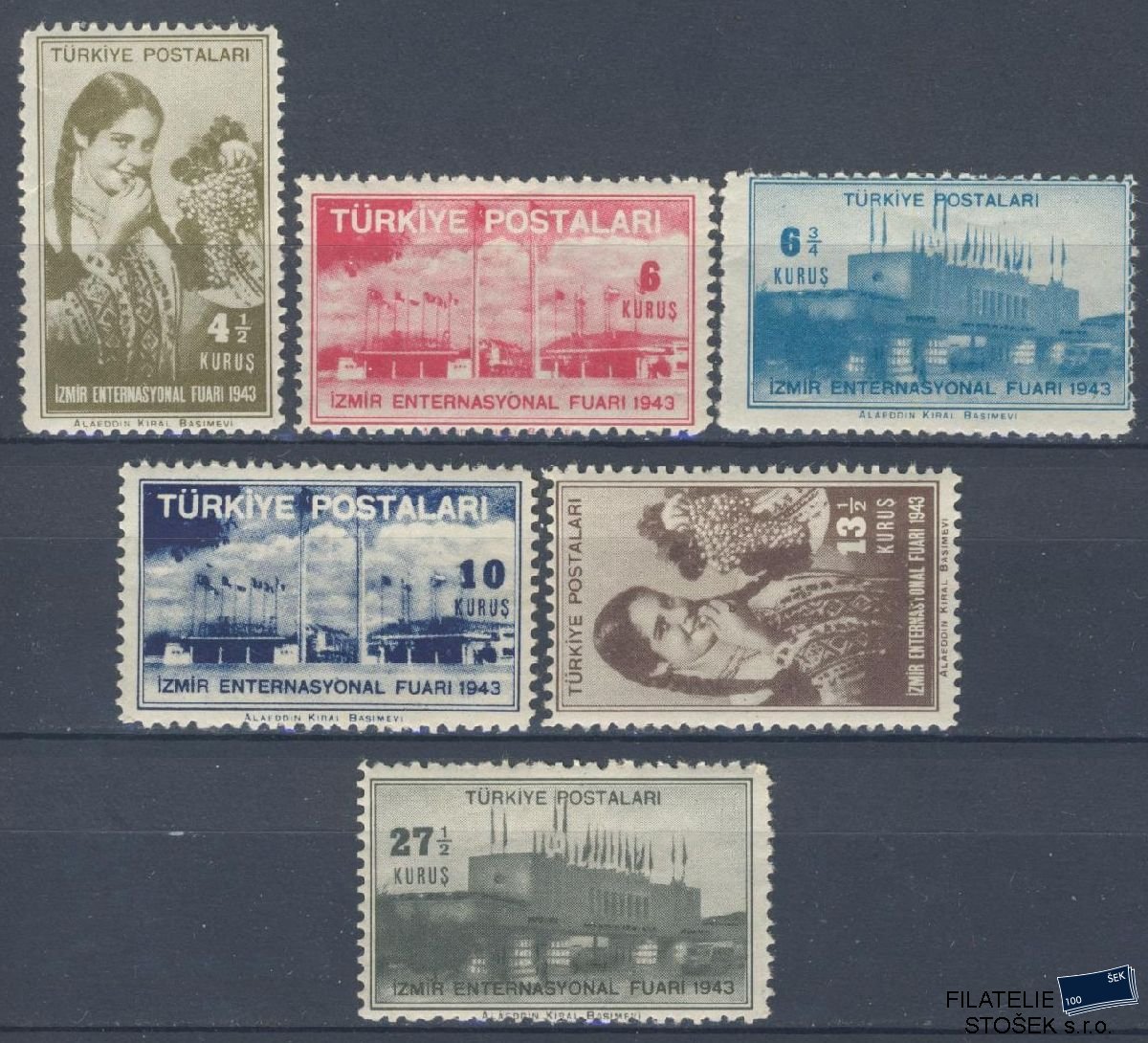 Turecko známky Mi 1155-60