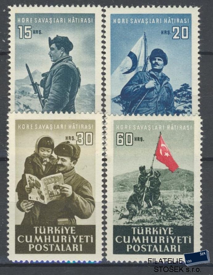 Turecko známky Mi 1337-40