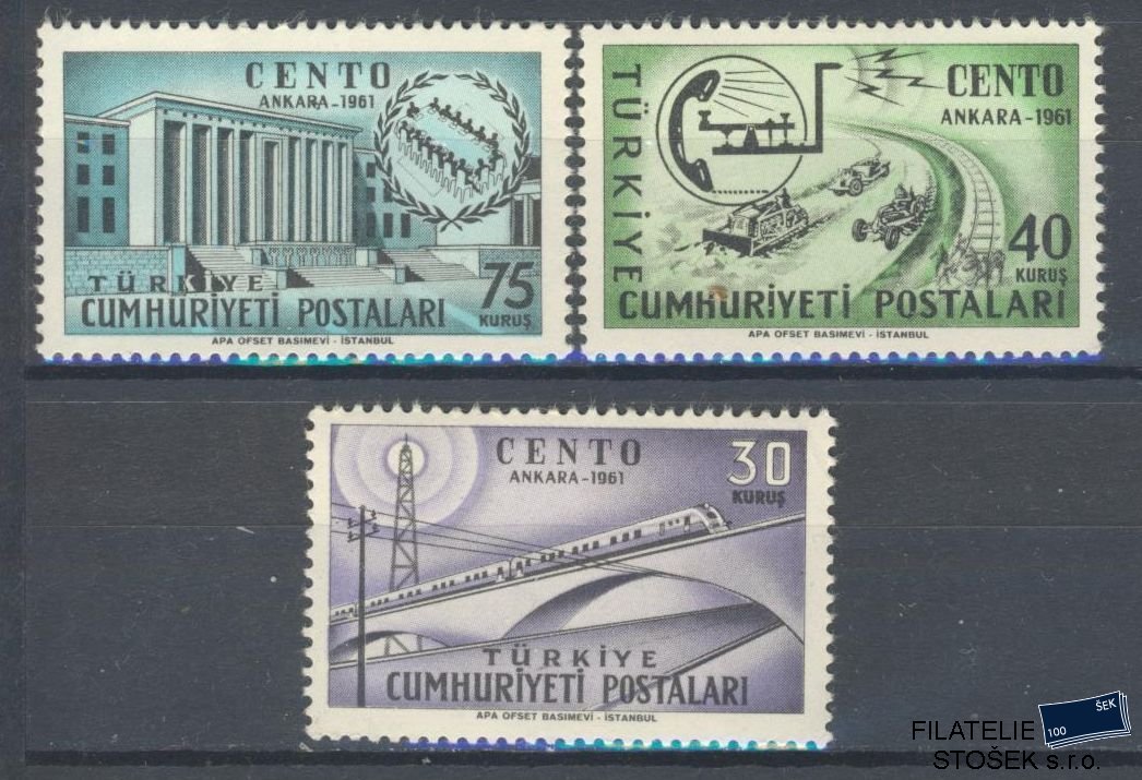 Turecko známky Mi 1801-3