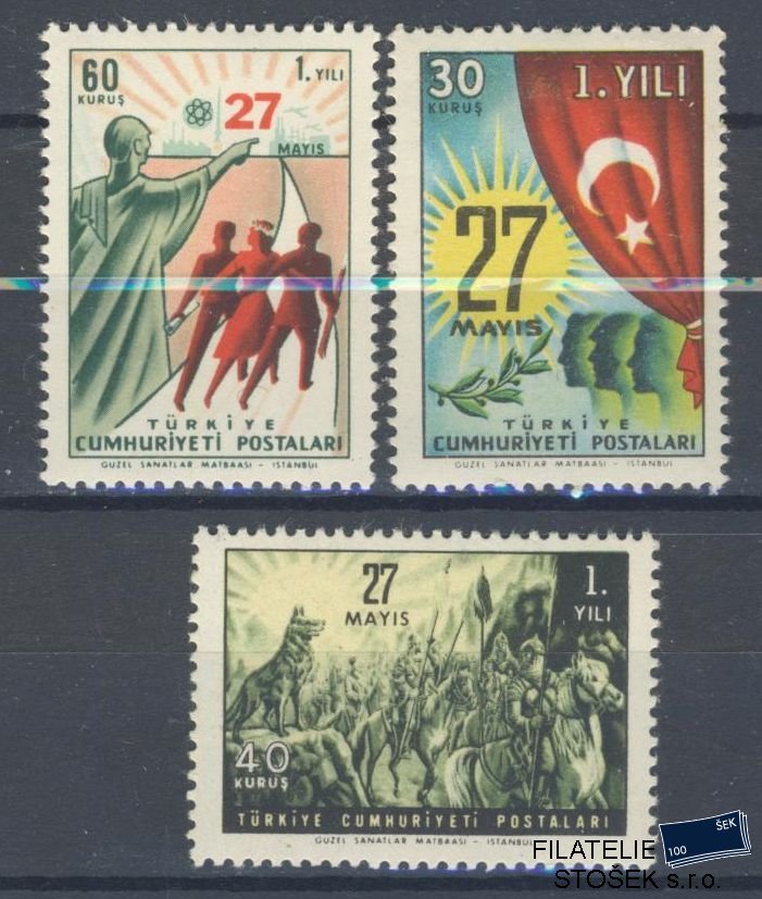 Turecko známky Mi 1804-6