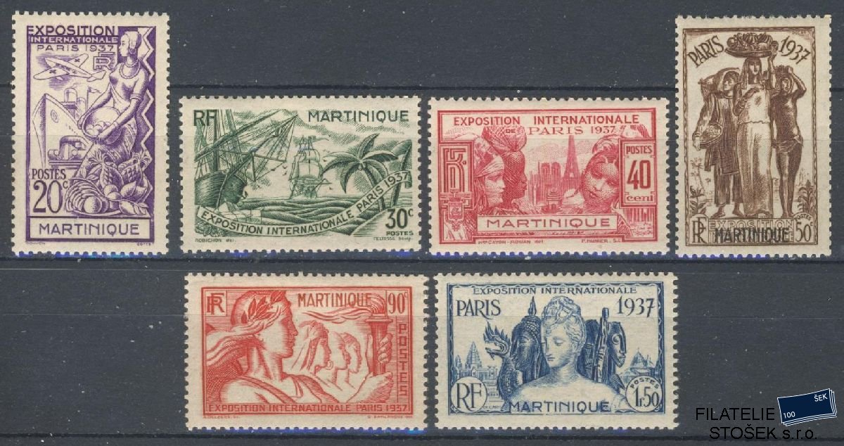 Martinique známky Yv 161-66