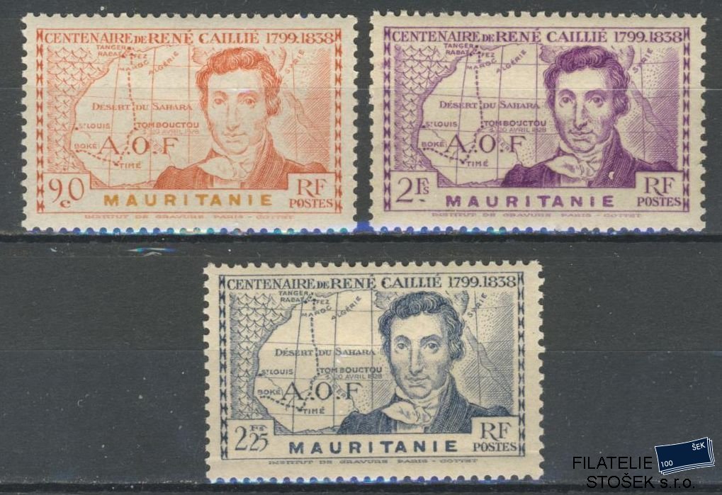 Mauritánie známky Yv 45-47 - 47 KVP