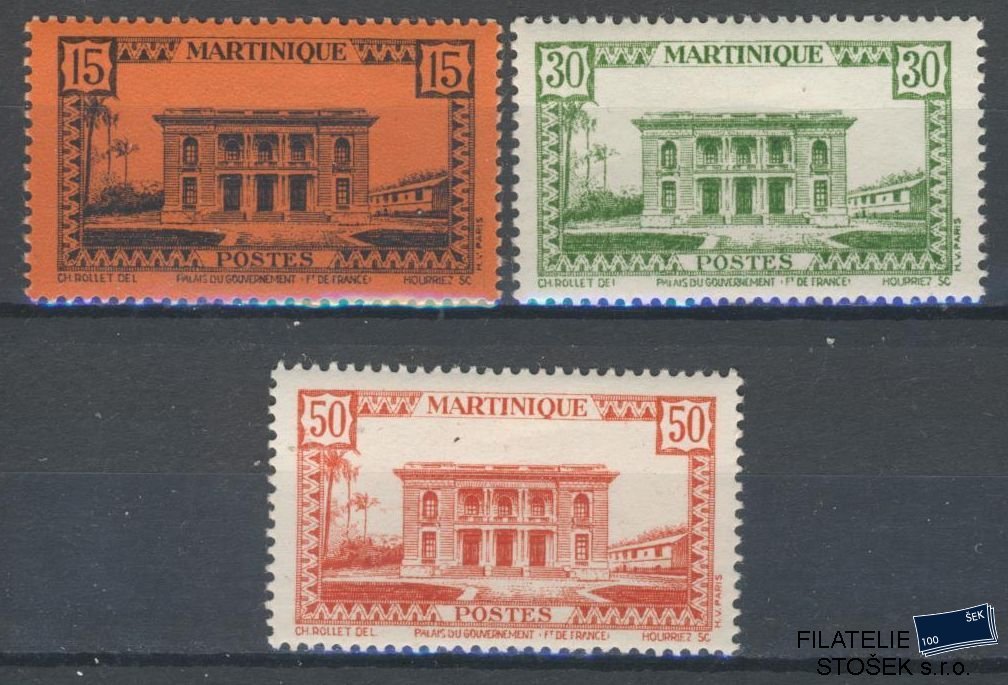 Martinique známky Yv 192 - Sestava