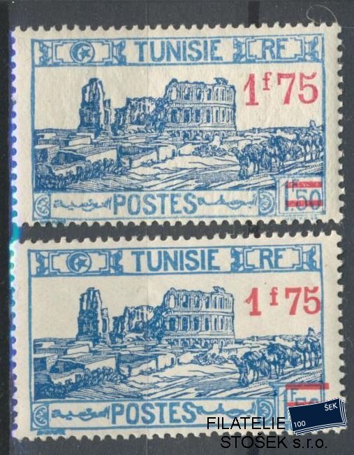 Tunisie známky Yv 184+A