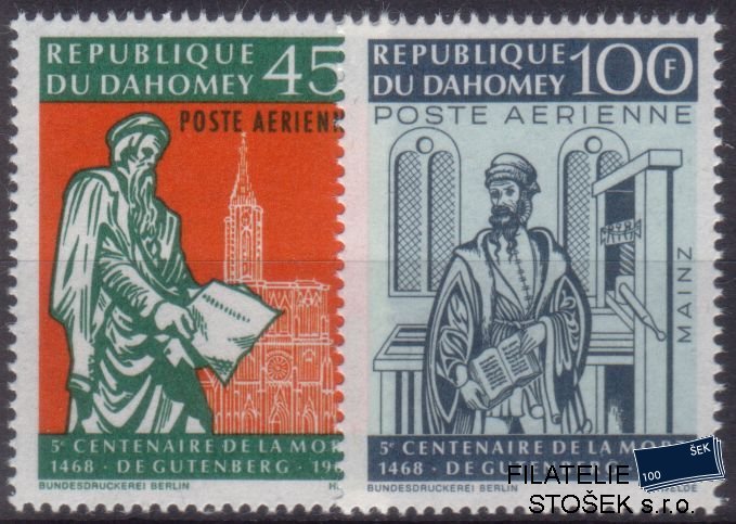 Dahomey Mi 344-5+Bl.13