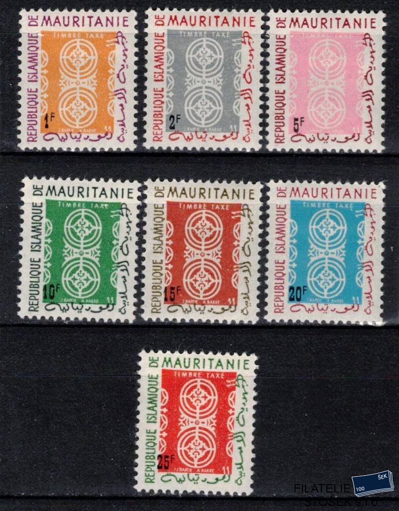 Mauritanie známky Mi P 19-25