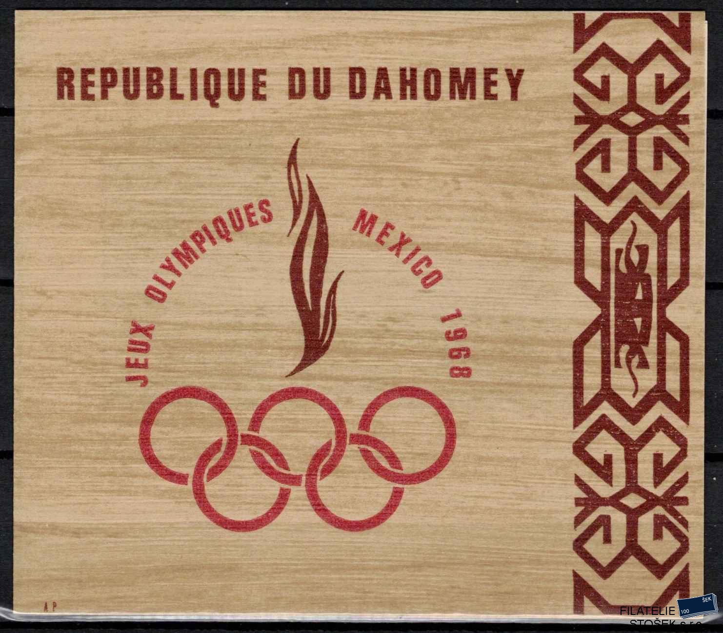 Dahomey známky Mi 360-3 - Bl.15