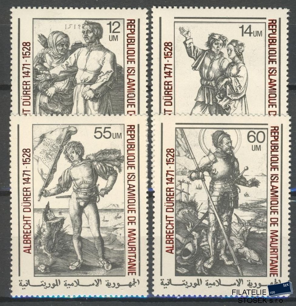 Mauritanie známky Mi 628-31