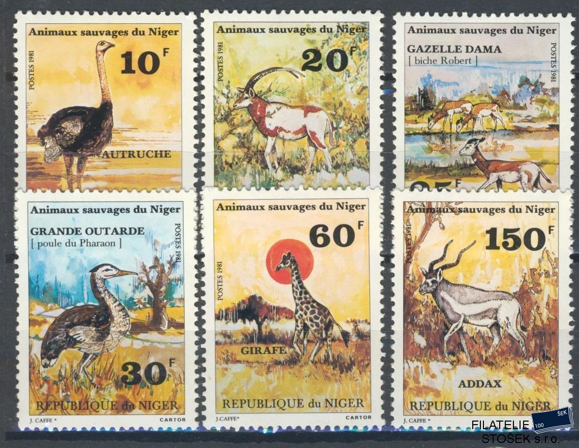 Niger známky Mi 736-41