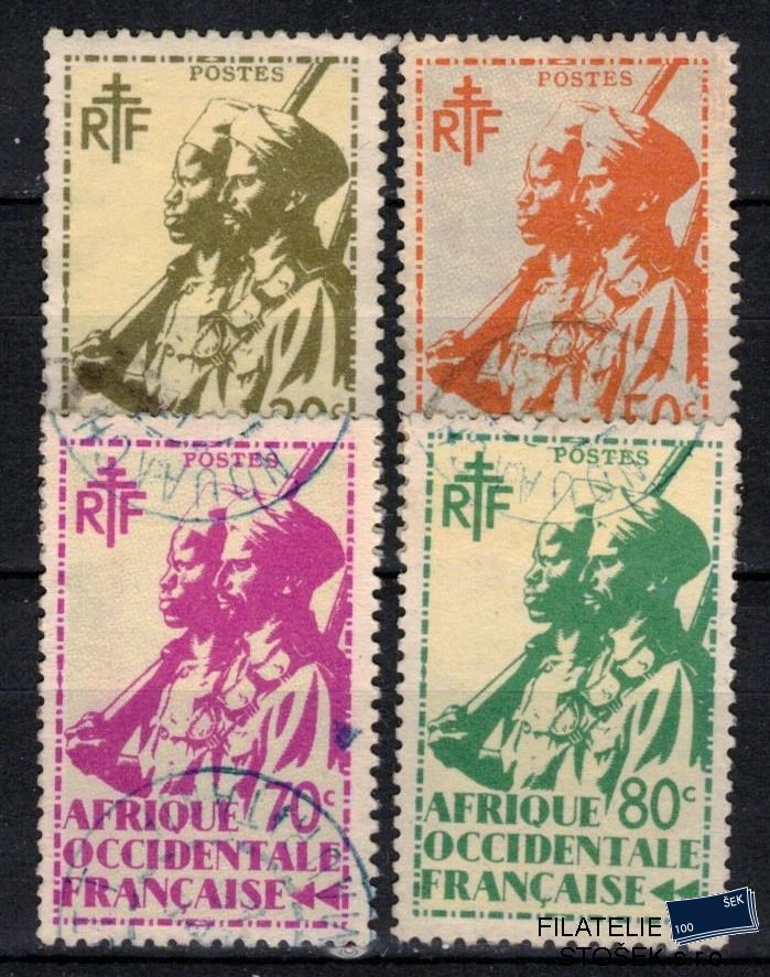 Afrique Occidentale známky Yv 6-7+9-10 sestava známek