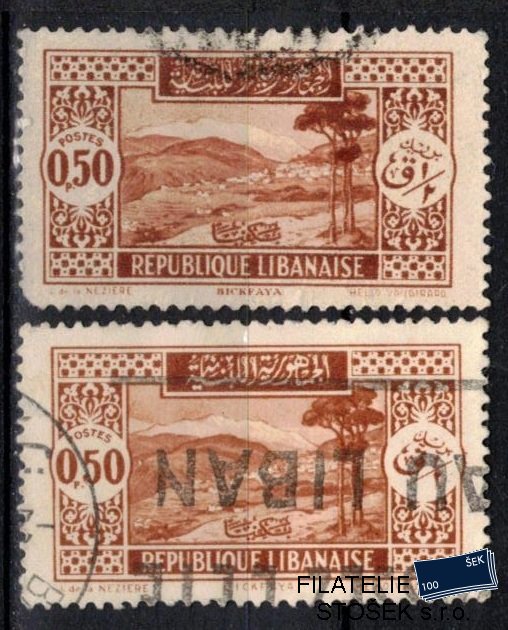 Grand Liban známky Yv 131+131a