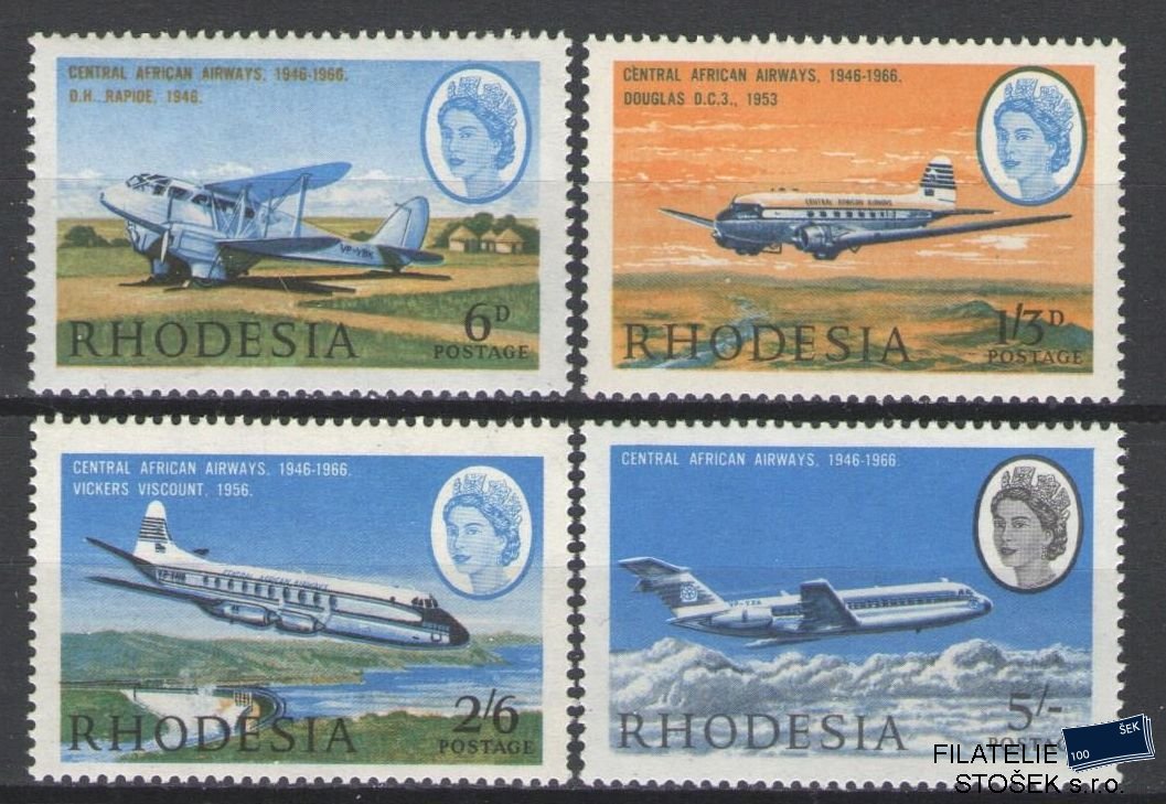 Rhodesia známky Mi 42-45