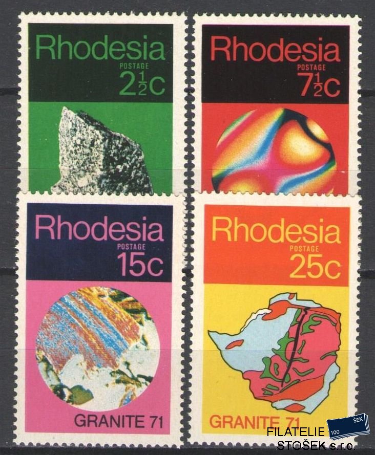Rhodesia známky Mi 114-17