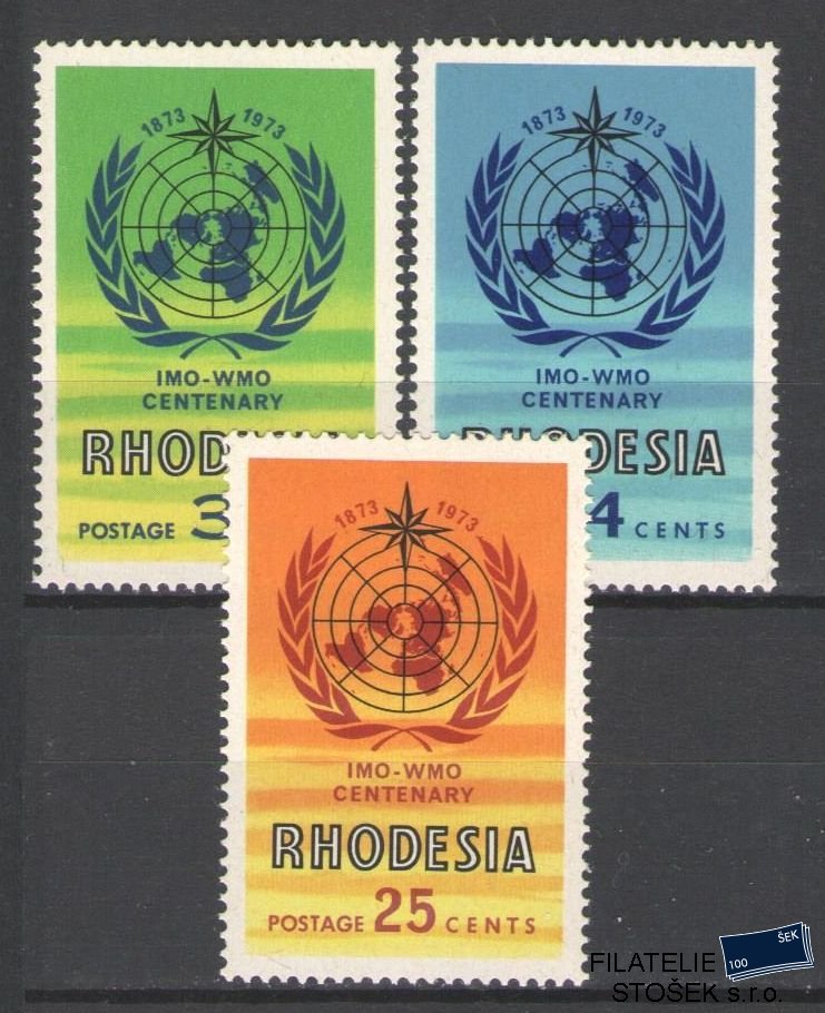 Rhodesia známky Mi 132-34