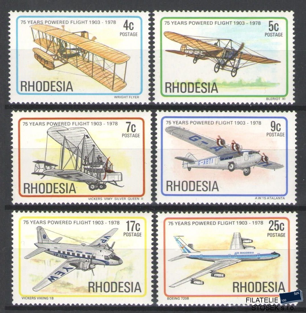 Rhodesia známky Mi 221-26