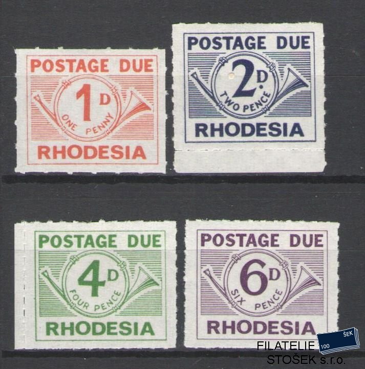 Rhodesia známky Mi P 1-4
