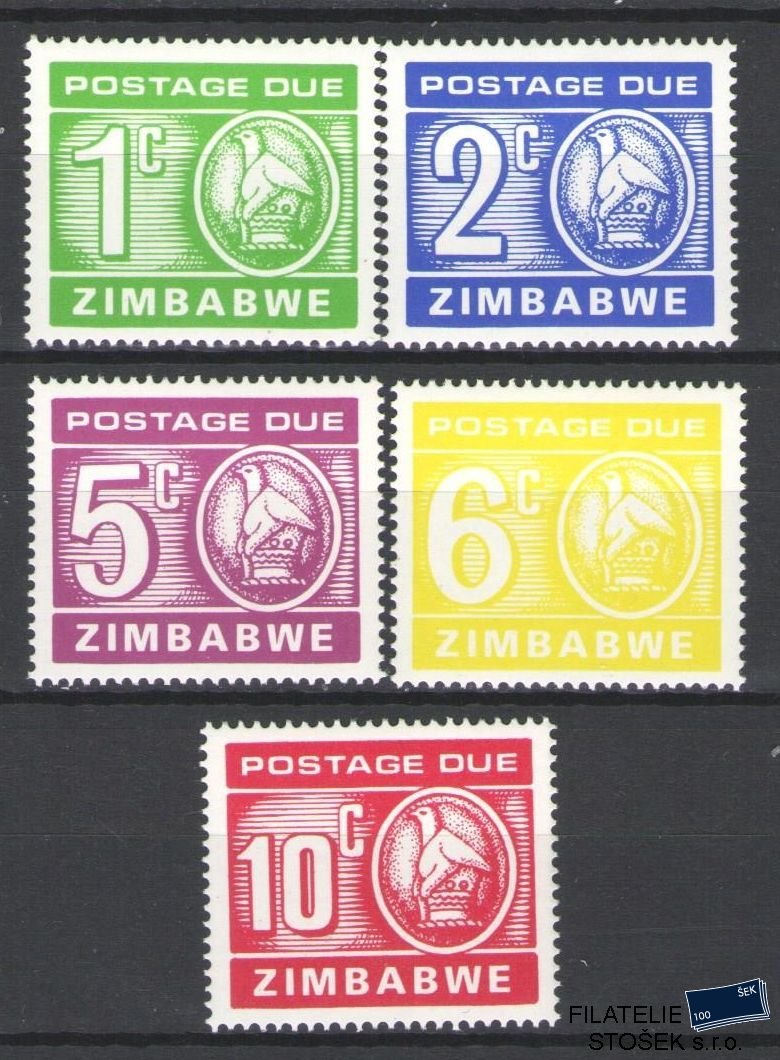 Zimbabwe známky Mi P 16-20