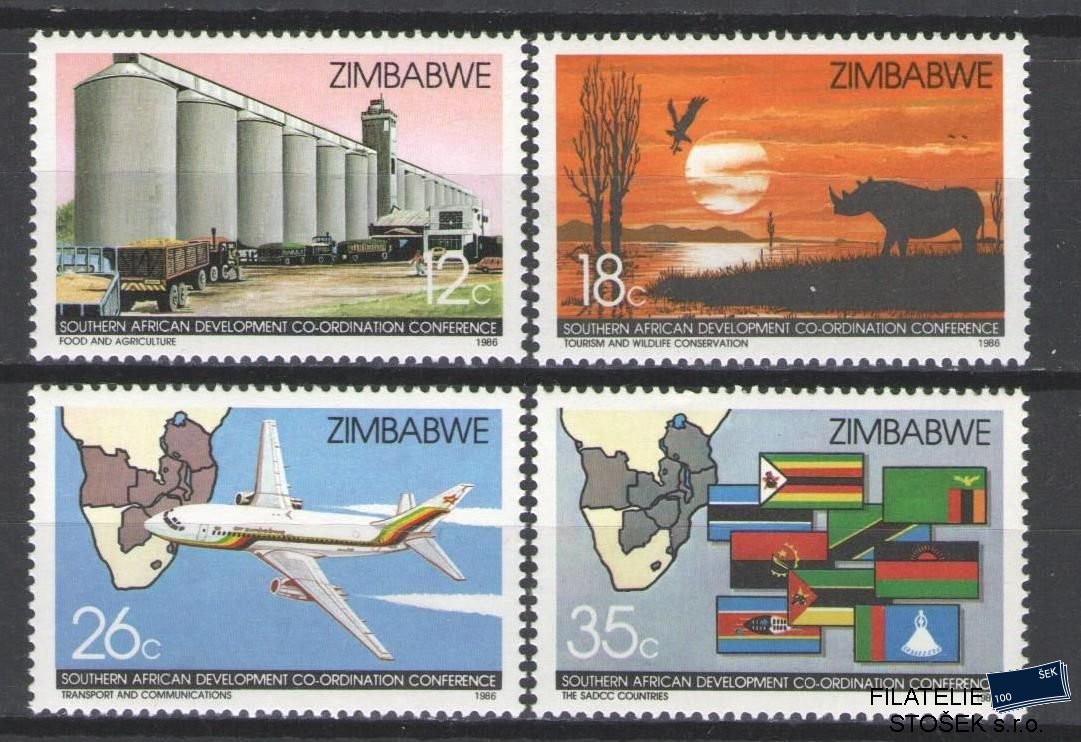 Zimbabwe známky Mi 340-43