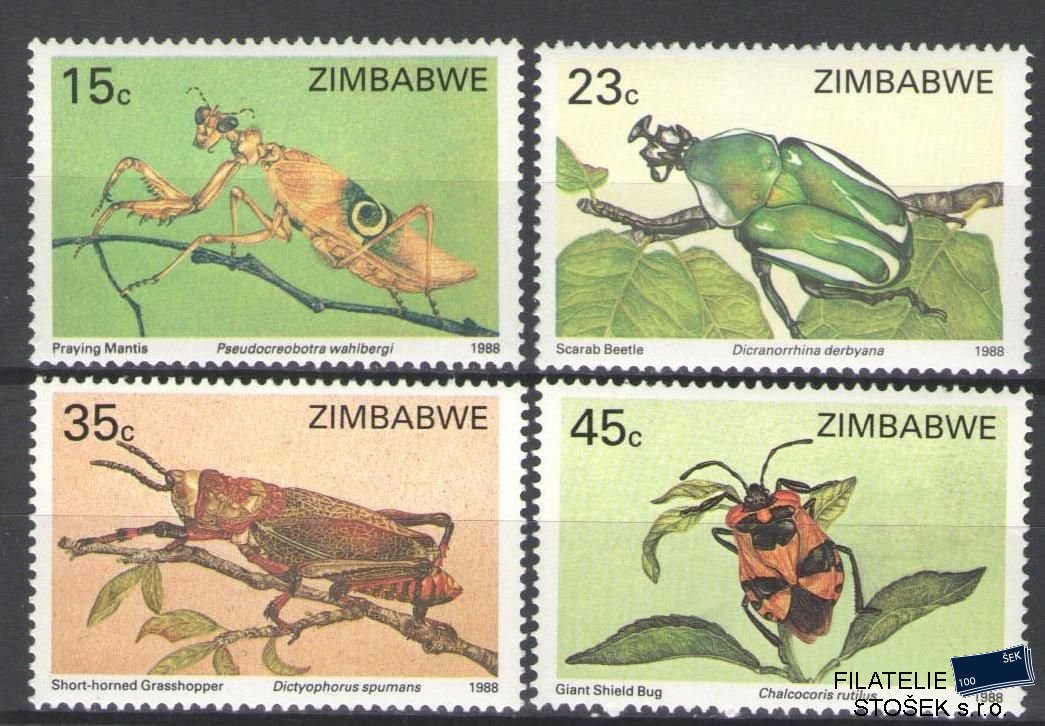 Zimbabwe známky Mi 374-77