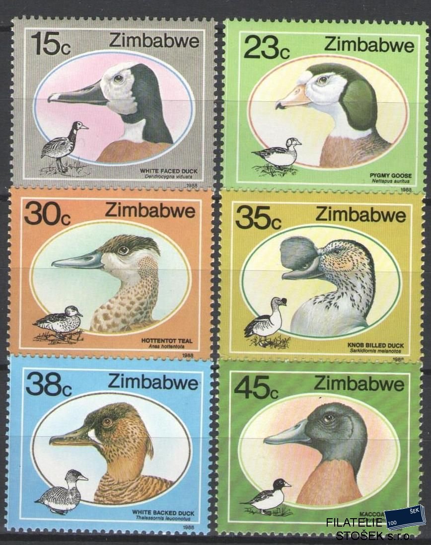 Zimbabwe známky Mi 390-95
