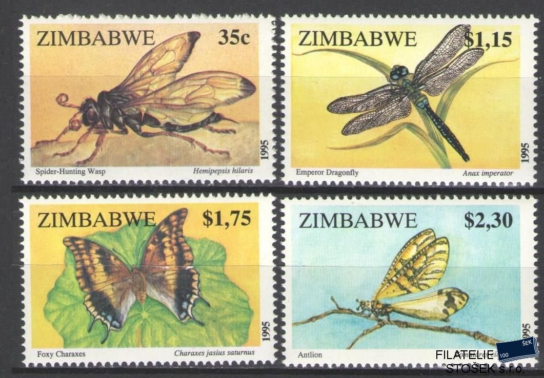 Zimbabwe známky Mi 554-57