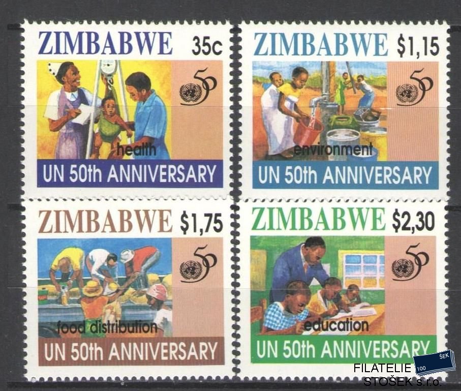 Zimbabwe známky Mi 564-67