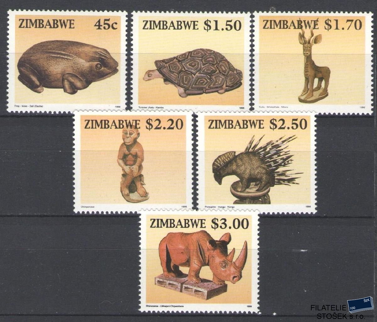 Zimbabwe známky Mi 583-88