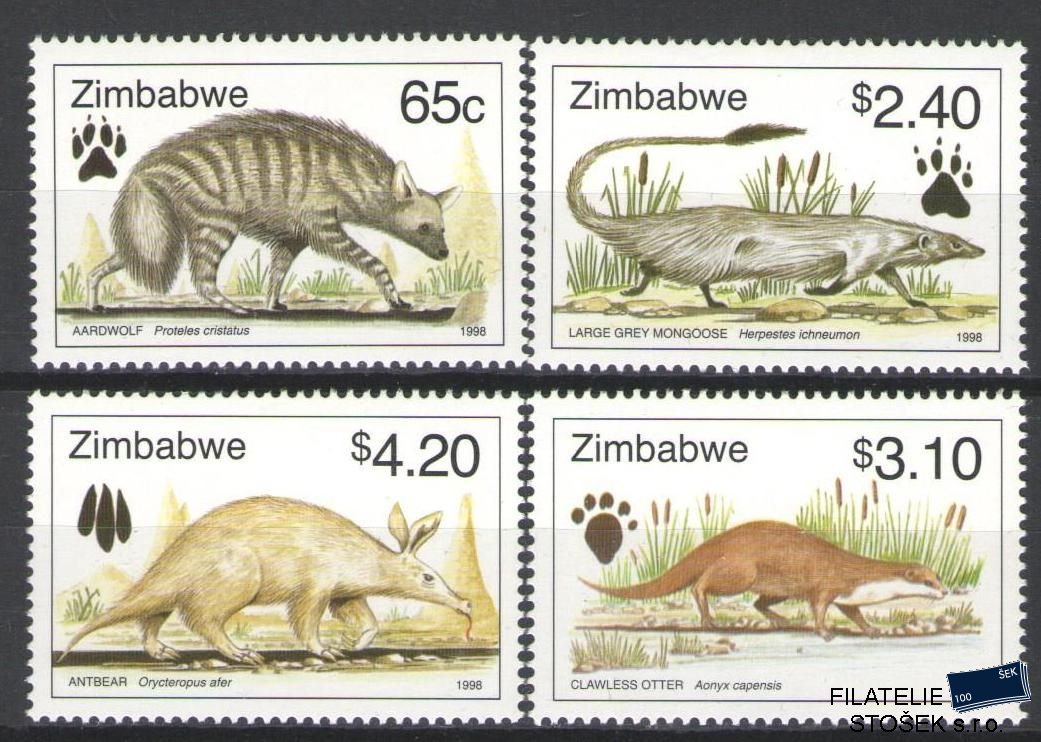 Zimbabwe známky Mi 611-14