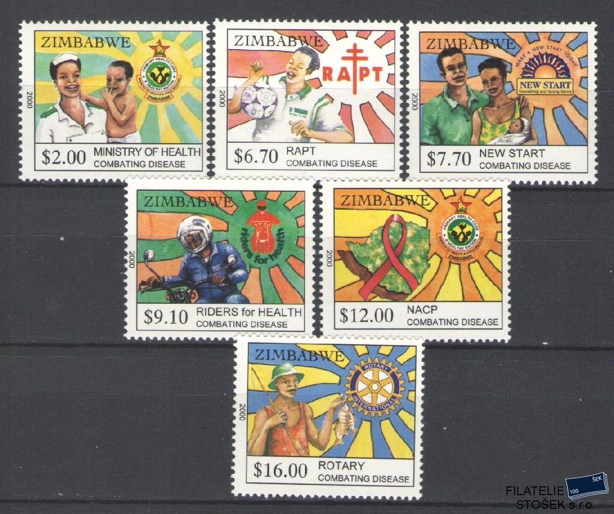 Zimbabwe známky Mi 683-88