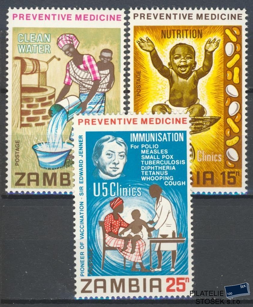Zambia známky Mi 62-64