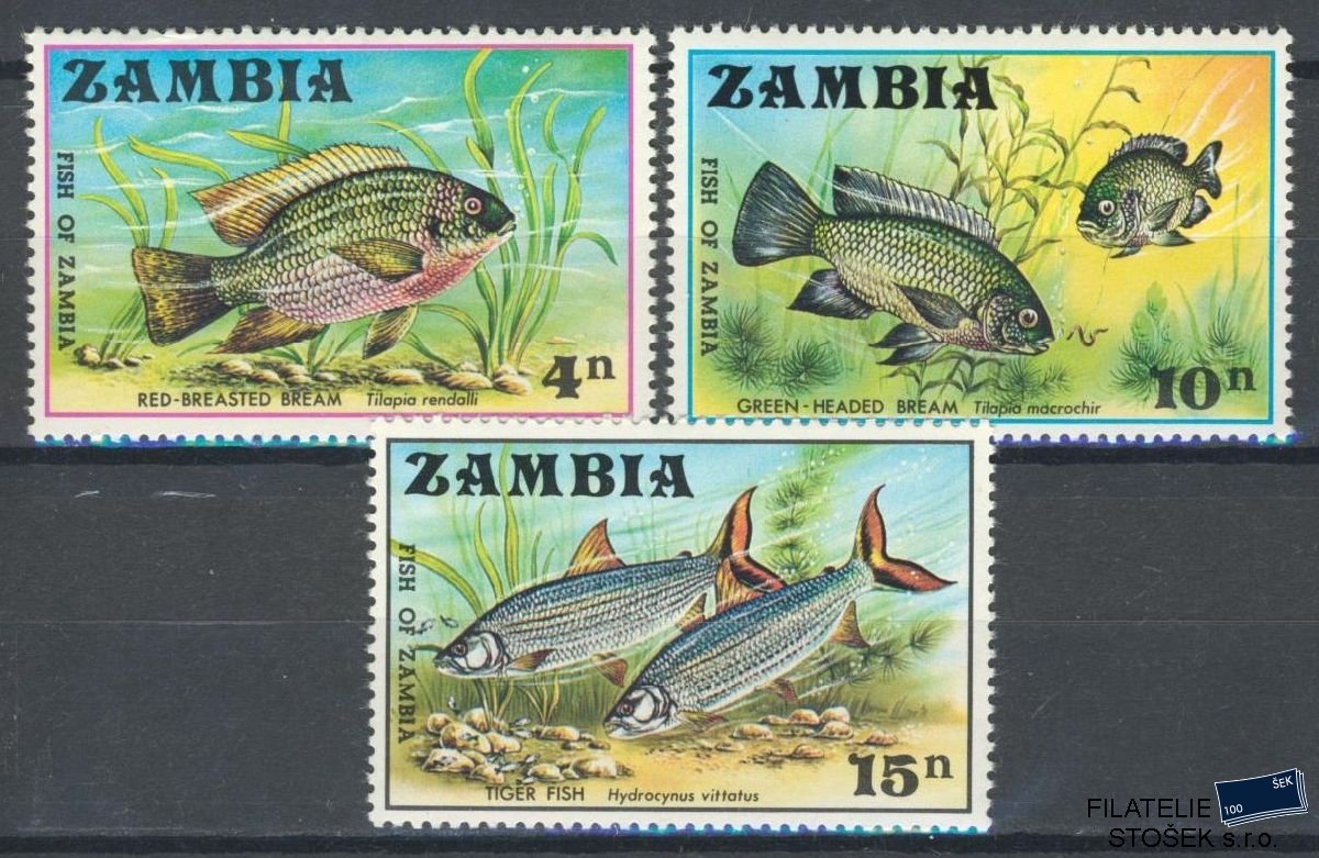 Zambia známky Mi 74-76