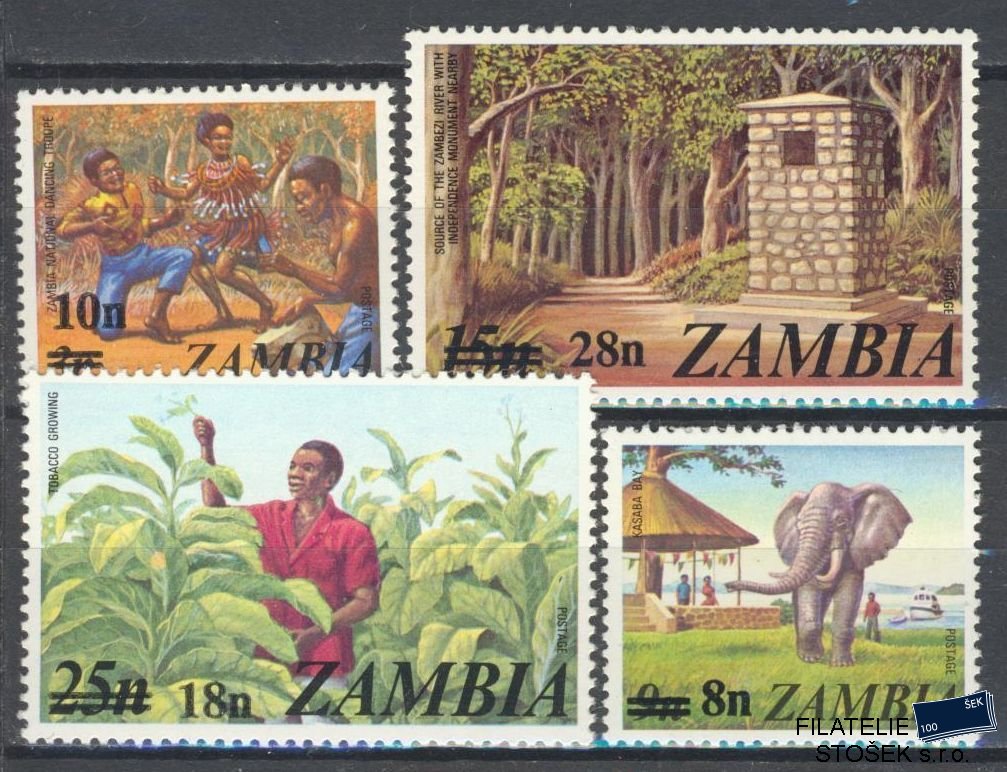 Zambia známky Mi 197-200