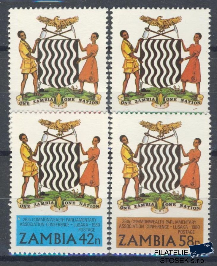 Zambia známky Mi 233-36