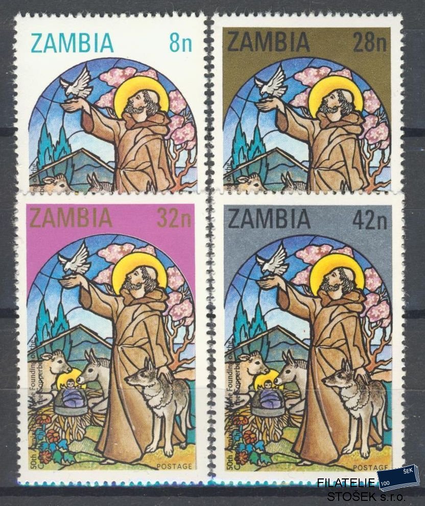 Zambia známky Mi 237-40