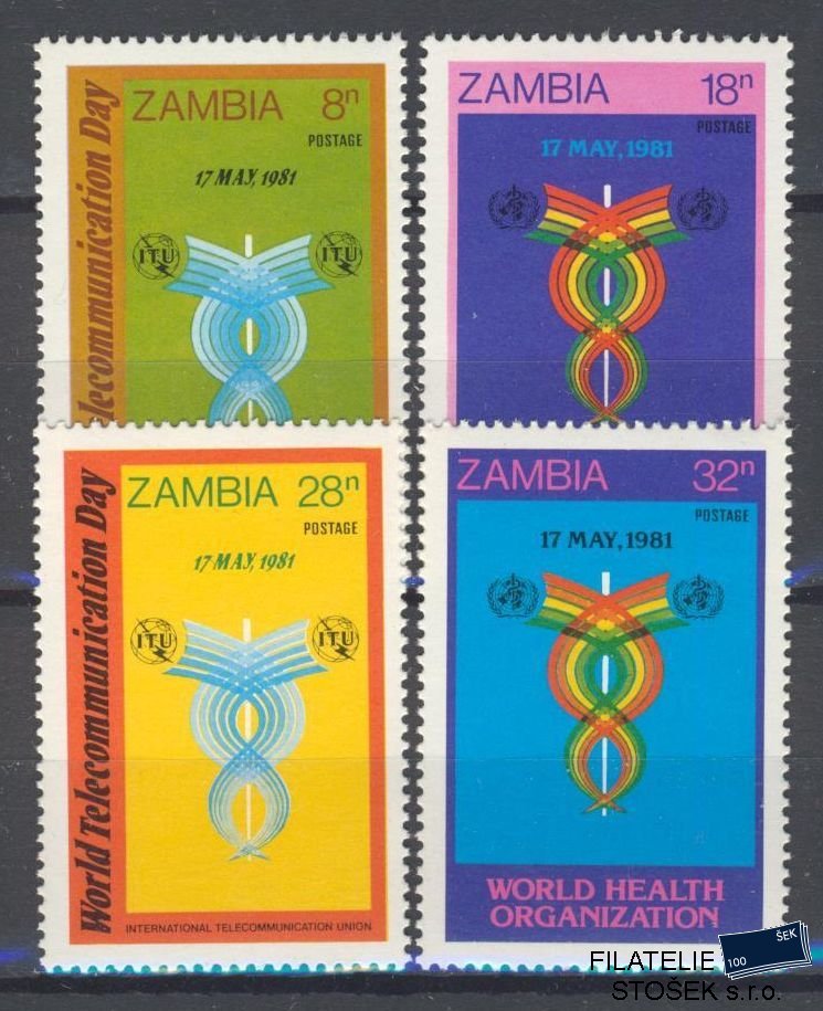 Zambia známky Mi 245-48