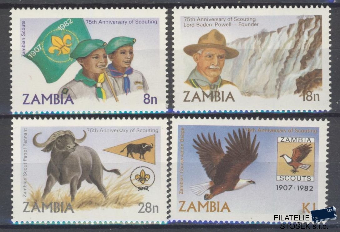 Zambia známky Mi 273-76