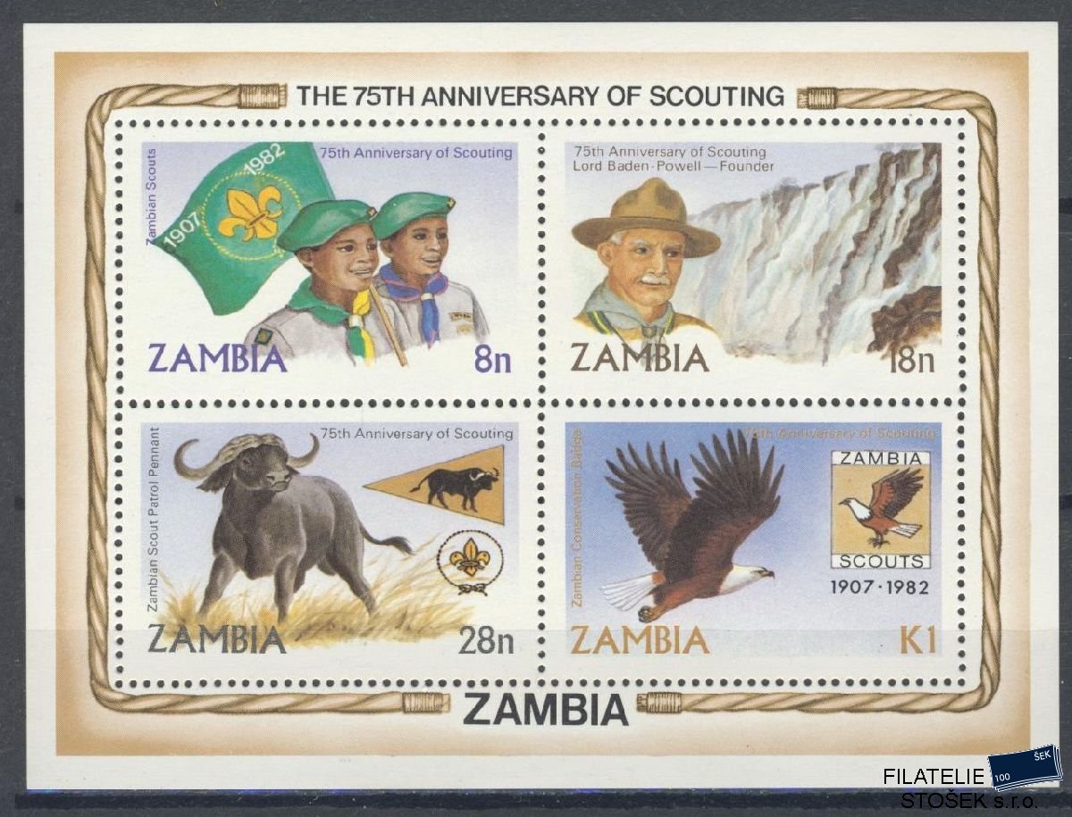 Zambia známky Mi Blok 11