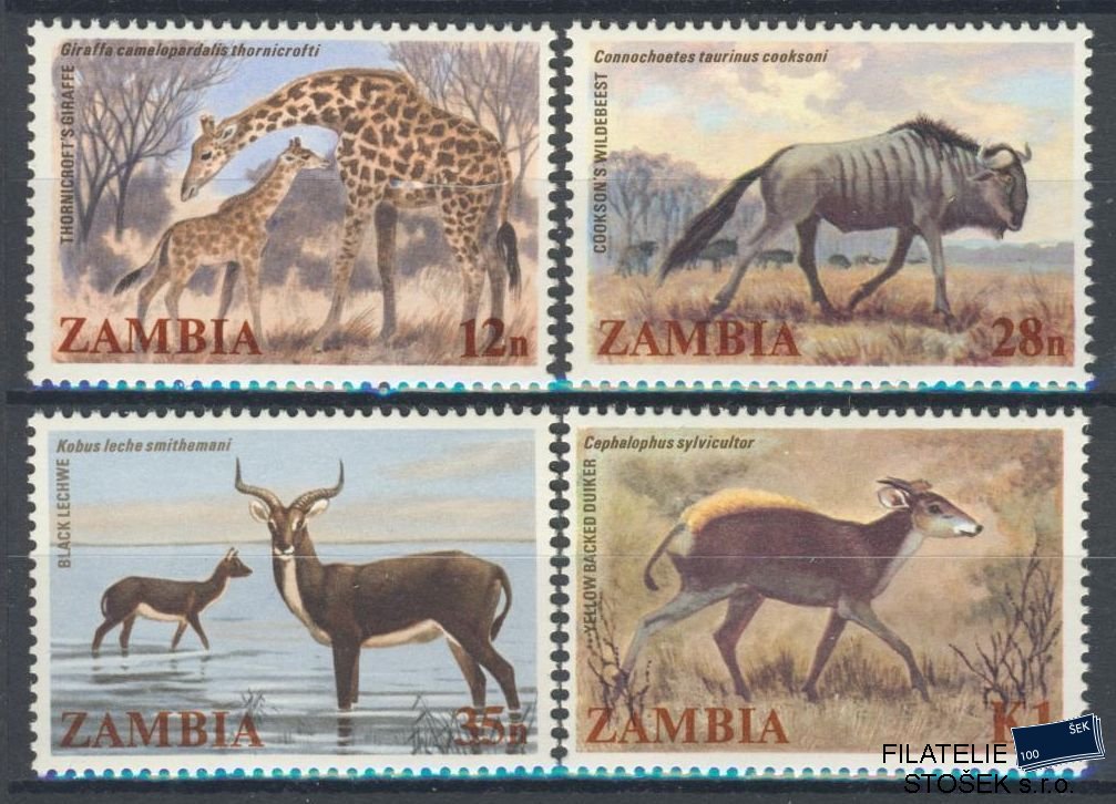 Zambia známky Mi 294-97