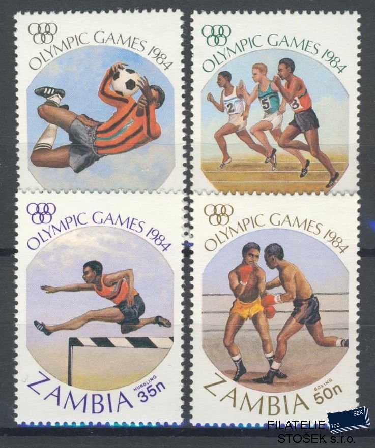 Zambia známky Mi 314-17