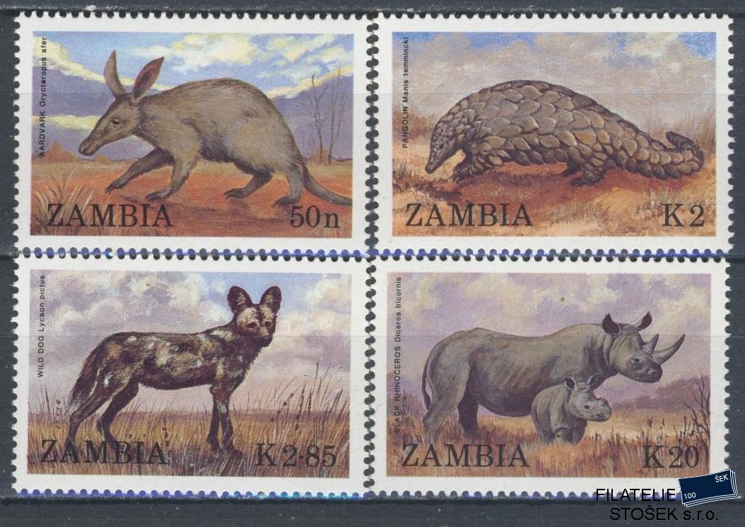 Zambia známky Mi 460-63