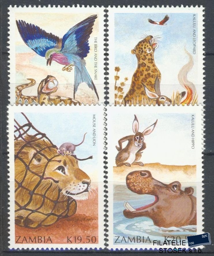 Zambia známky Mi 536-39