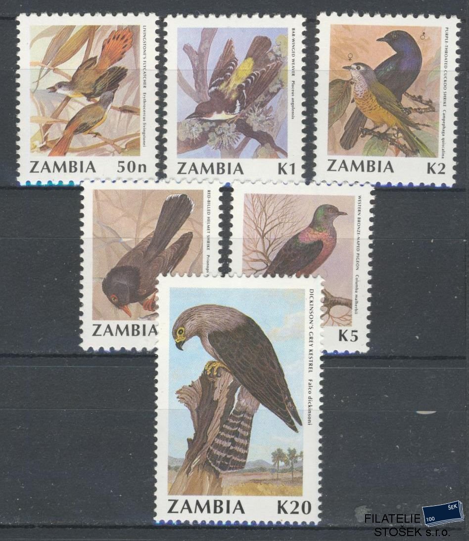 Zambia známky Mi 544-49