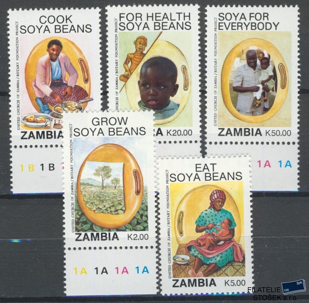 Zambia známky Mi 550-54