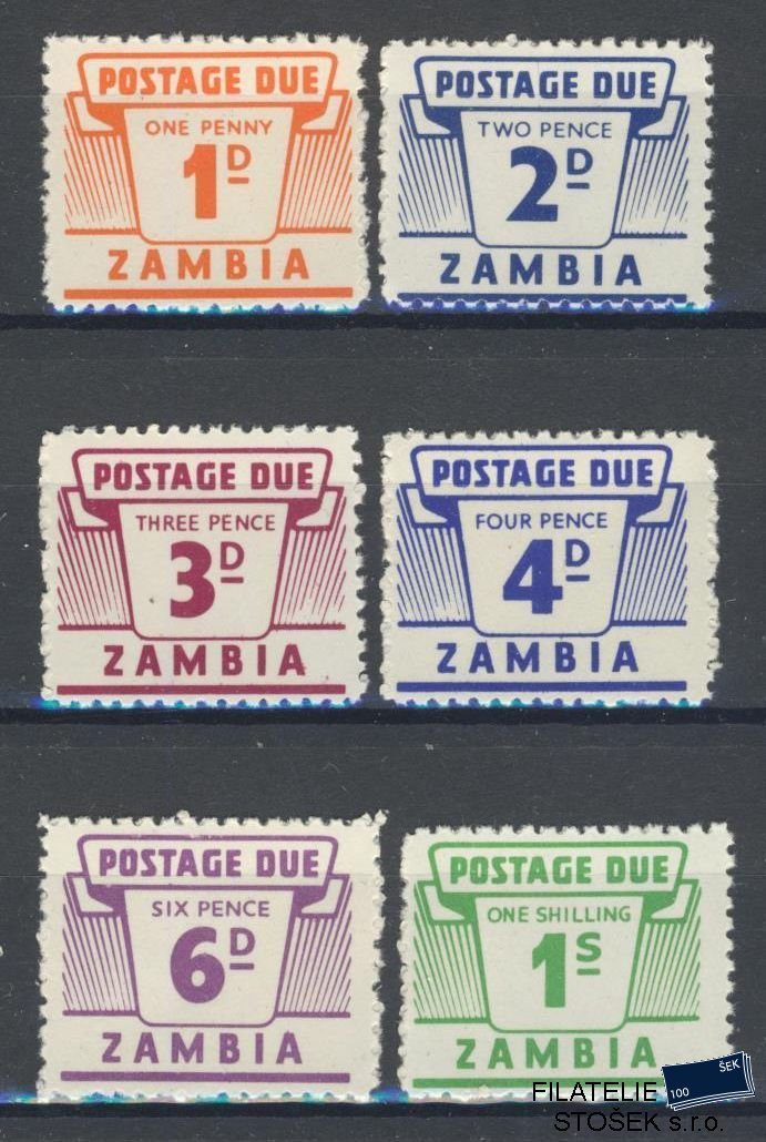 Zambia známky Mi P 1-6