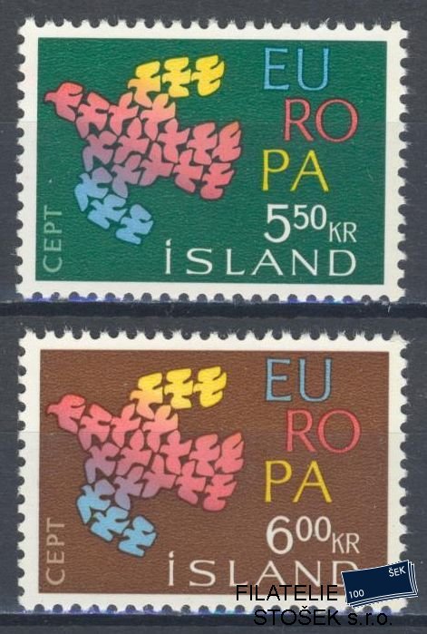Island známky Mi 354-55