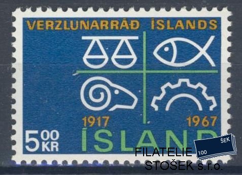 Island známky Mi 412